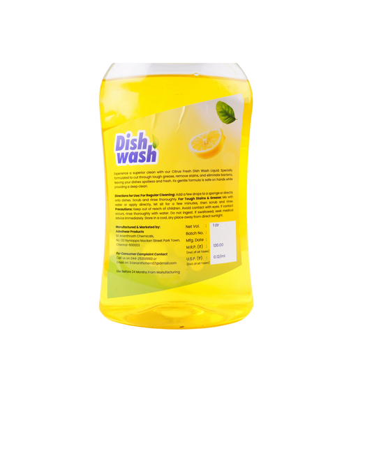 SAC Adeshwar Eco-Friendly Dishwash Liquid for effective cleaning with a responsible formula.