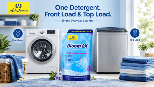 Detergent Liquid Front and Top load Washing Machine