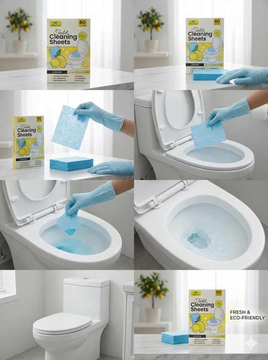Toilet cleaning sheet
