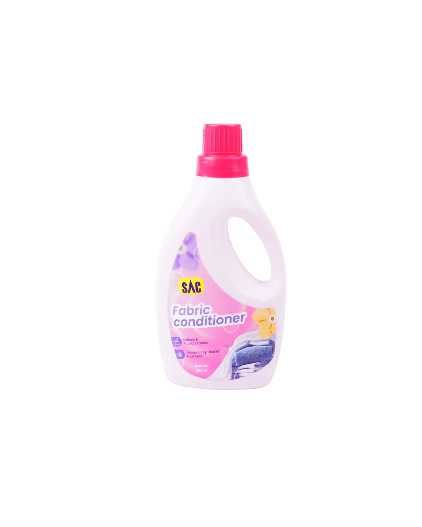 SAC Adeshwar Laundry Conditioner Pink Fresh formula for gentle fabric care and fragrance.