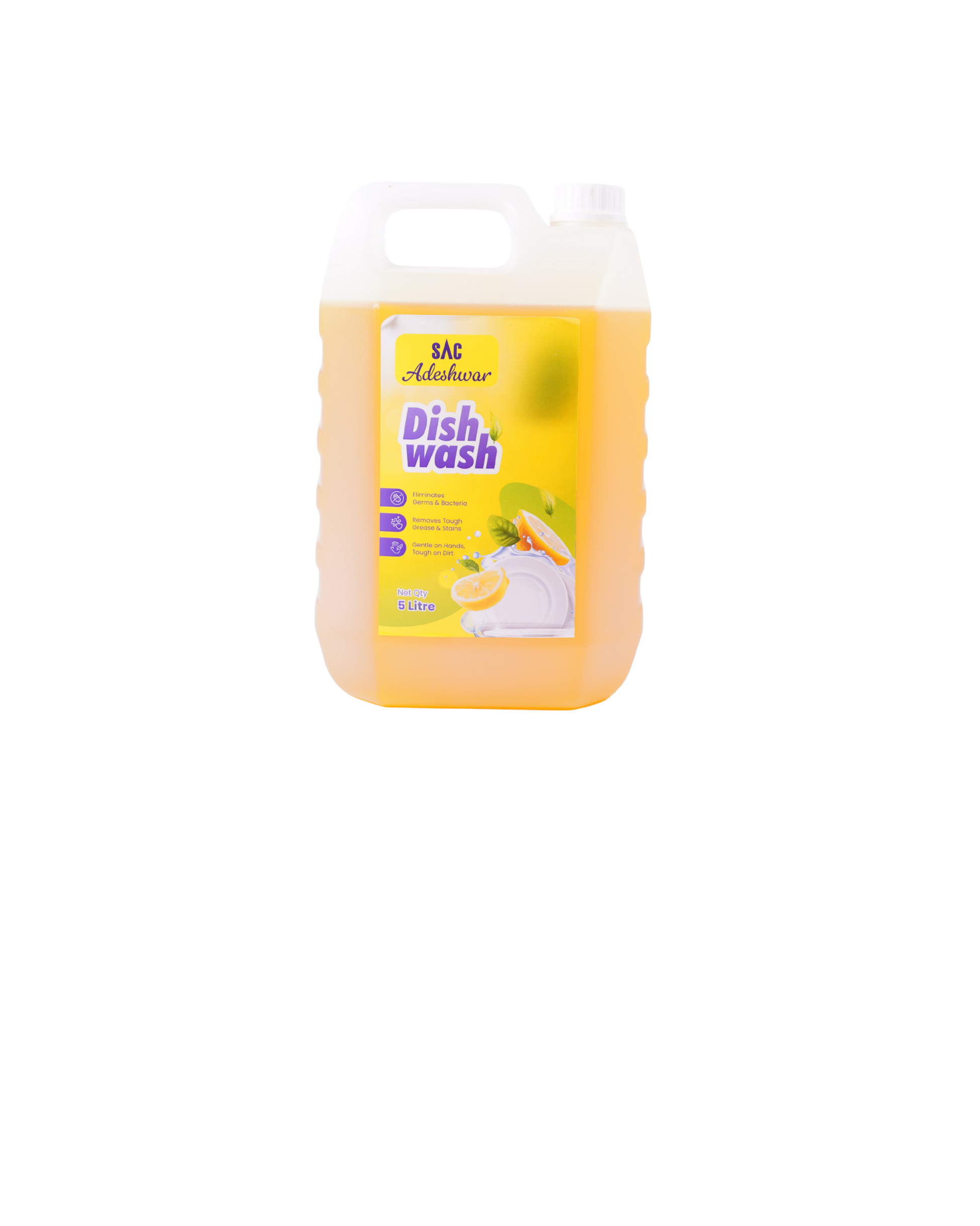 Dishwash Liquid by SAC Adeshwar for everyday kitchen cleaning and sparkling utensils.